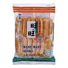WON WON RICE CRACKERS (2 PIECE X 20 PACKETS)