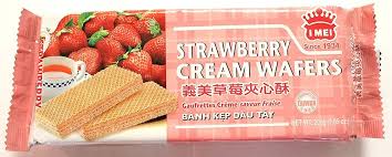 IMEI STRAWBERRY CREAM WAFERS