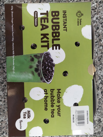 BUBBLE TEA KIT MATCHA MILK TEA