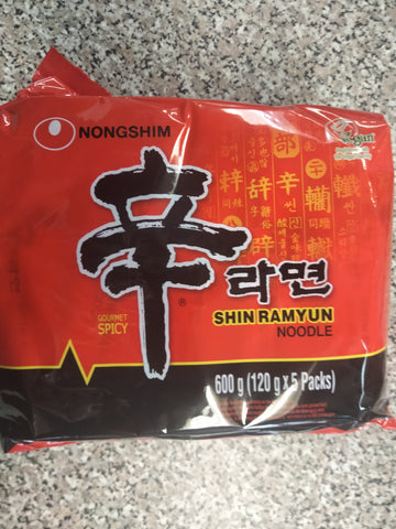 Nongshim shin ramyun 5 pack