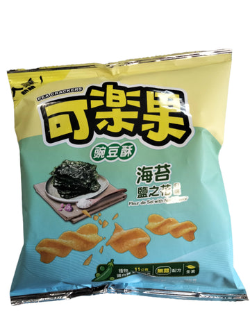 PEA CRACKERS Fleur de sel with Nori flav