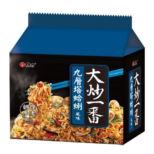 Weilih Stir Fry Basil Clam Dry Noodle (Pack of 4)