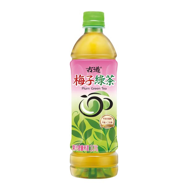 Gudao Bottled Plum Green Tea 600ml