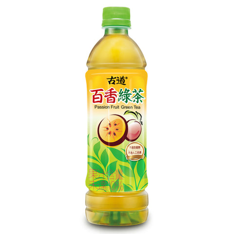 Gudao Bottled Passion Fruit Green Tea 600ml