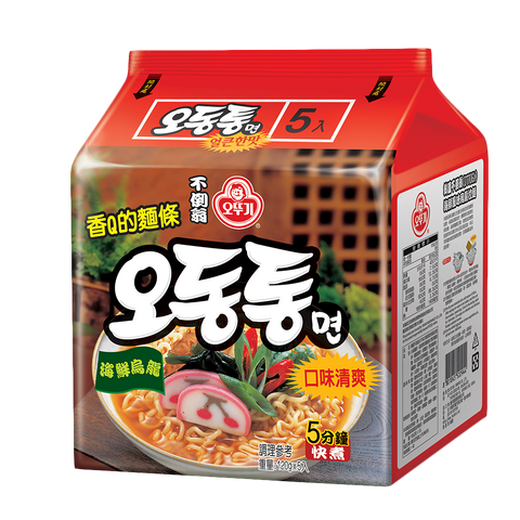 Ottogi Seafood Ramen Noodles (Pack of 5)