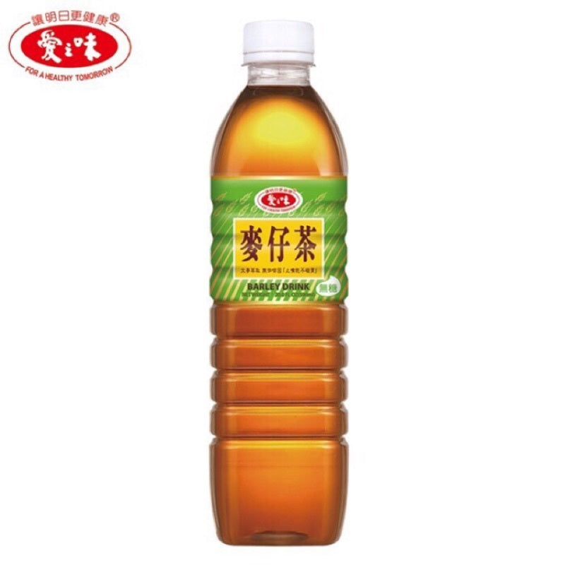 Ai Zhi Wei Bottled Sugarless Barley Tea 590ml