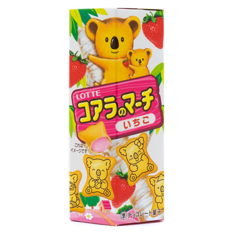 Lotte Koala's March Strawberry Snack