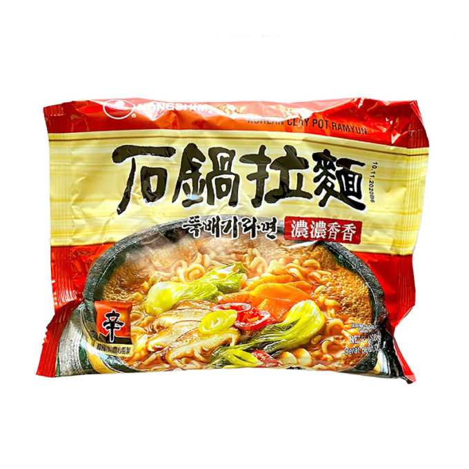 Nongshim Korean Clay Pot Ramen Instant Noodles