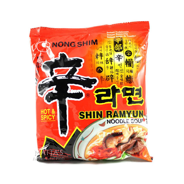 Nongshim Shin Ramen Spicy Instant Noodles