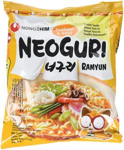 Nongshim Neoguri Mild Seafood Udon Ramen Noodles