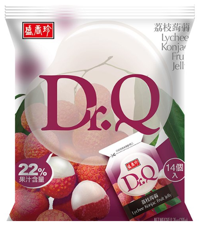 Triko Foods Dr. Q Lychee Konjac Fruit Jelly